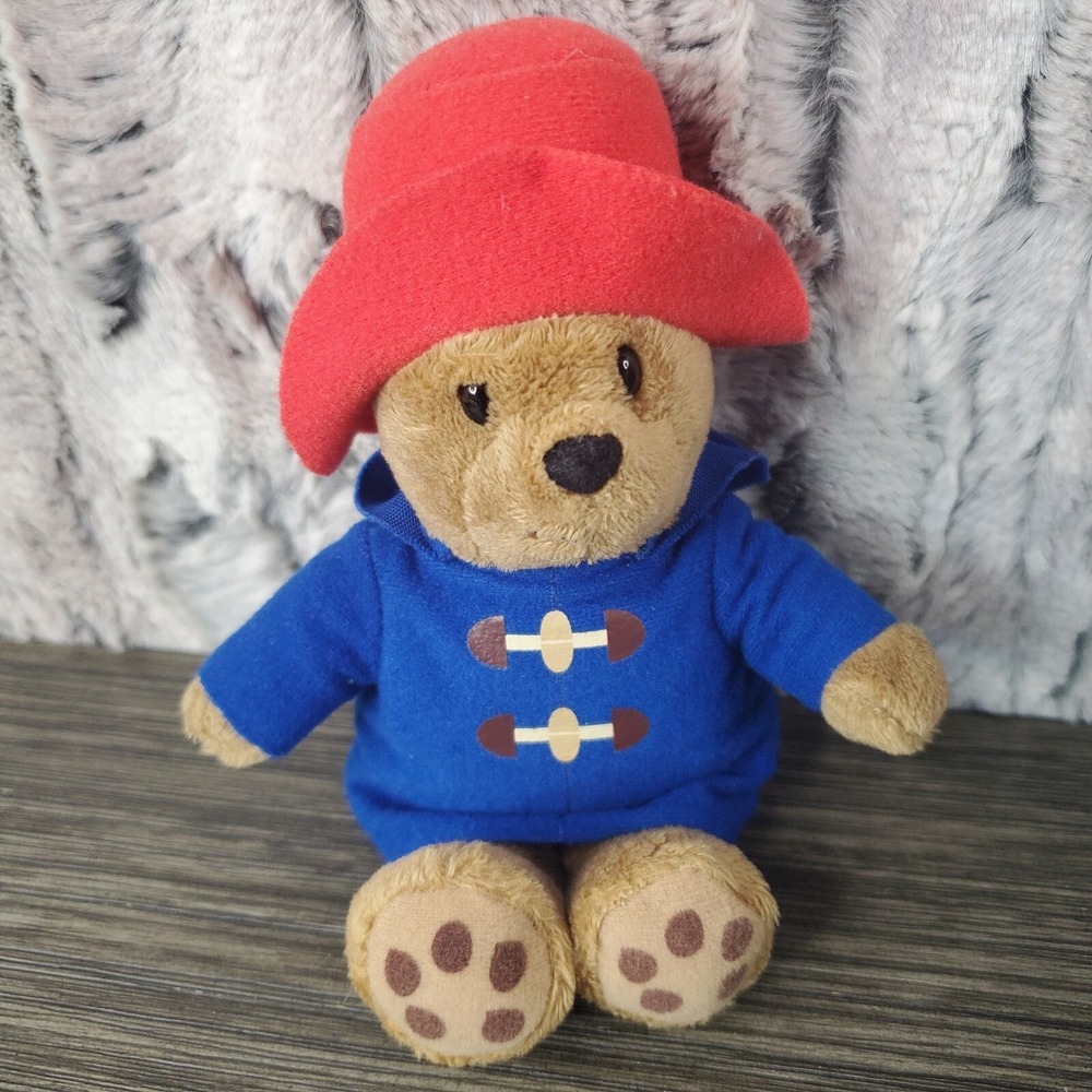 Rainbow Designs Tiny Paddington Bear Plush Stuffed Animal Mini 7" Red Hat 2015‎